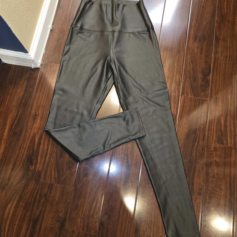 Sleek Black "Leather" Pants